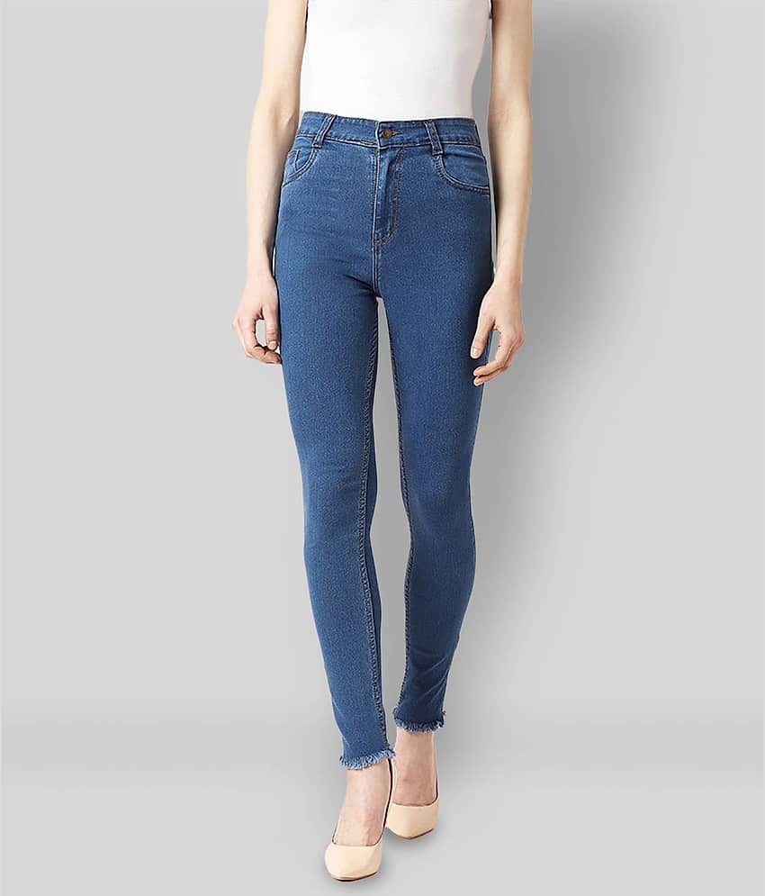 Miss Chase - Blue Denim Women's Jeans ( Pack of 1 )
