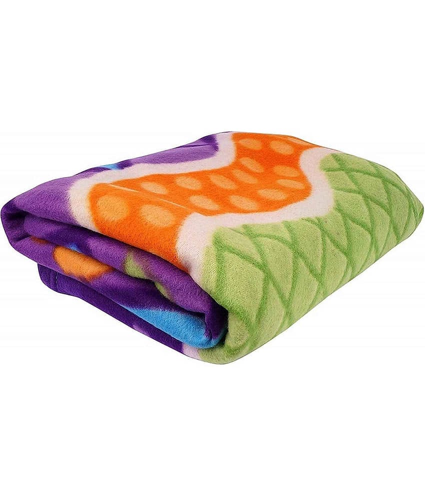 Wholesale india Fleece Floral Single Bed Blanket ( 220 cm x 150 cm ) - Assorted ( Pack of 1 )