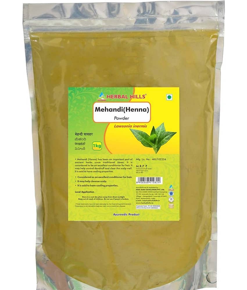 Herbal Hills Mehandi Powder 1 Kg Pack of 1