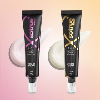 Illuminating Strobe Cream Combo | Pack of 2 Illuminating Strobe Cream Combo | Pack of 2 - Pink & Gold