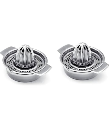 Dynore - Stainless Steel Silver Squeezer ( Pack of 2 )