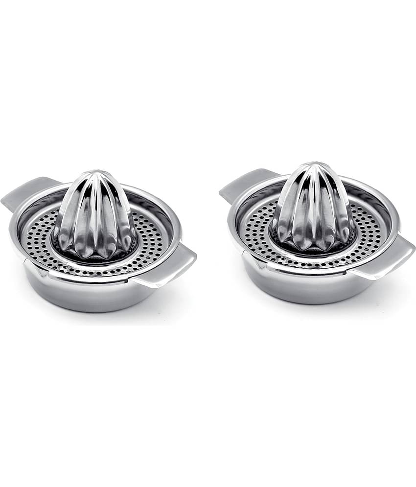 Dynore - Stainless Steel Silver Squeezer ( Pack of 2 )