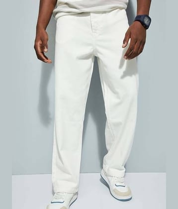 Star4well Relaxed Basic Men's Jeans - White ( Pack of 1 )