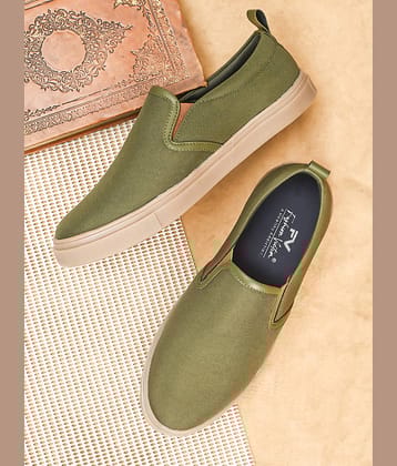 Fashion Victim Green Men's Slip on