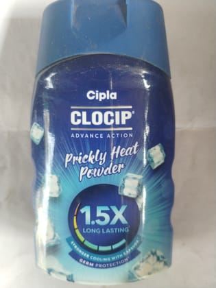 Cipla Clocip Advance action Prickly heat Powder 1.5x Long lasting 