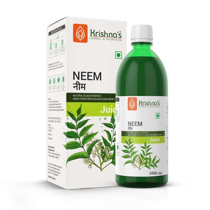 Krishna's Herbal & Ayurveda Neem Juice  1000 ml Pack of 1