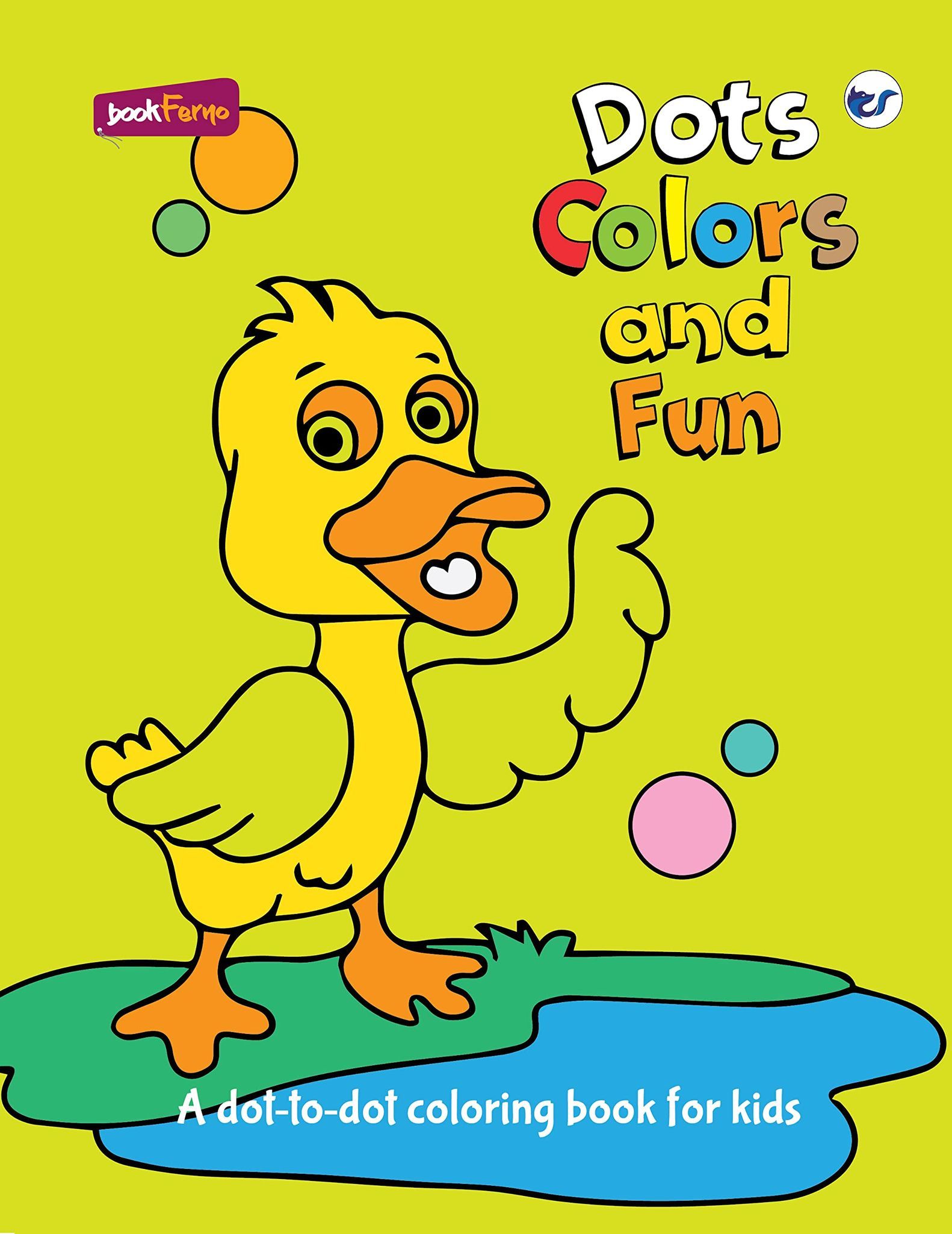 Dots Colors and Fun: A Dot-to-Dot Coloring Book [Paperback] BookFerno