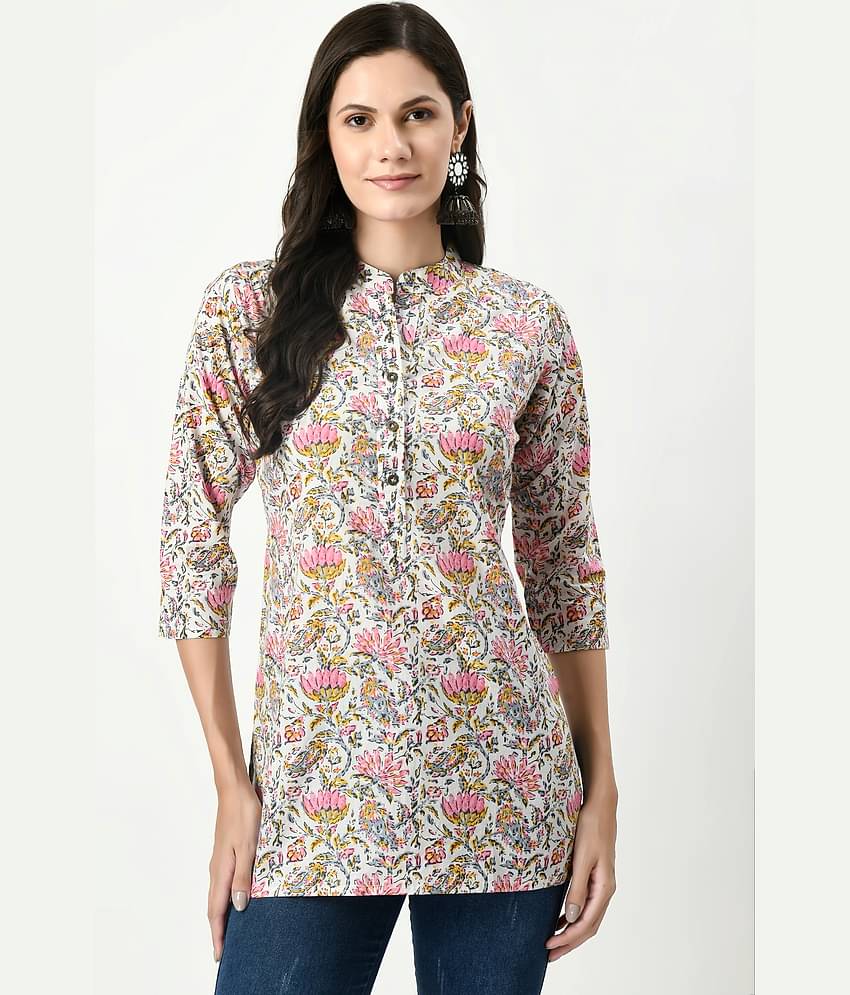 MAURYA Multicolor Rayon Women's A-Line Top ( Pack of 1 )