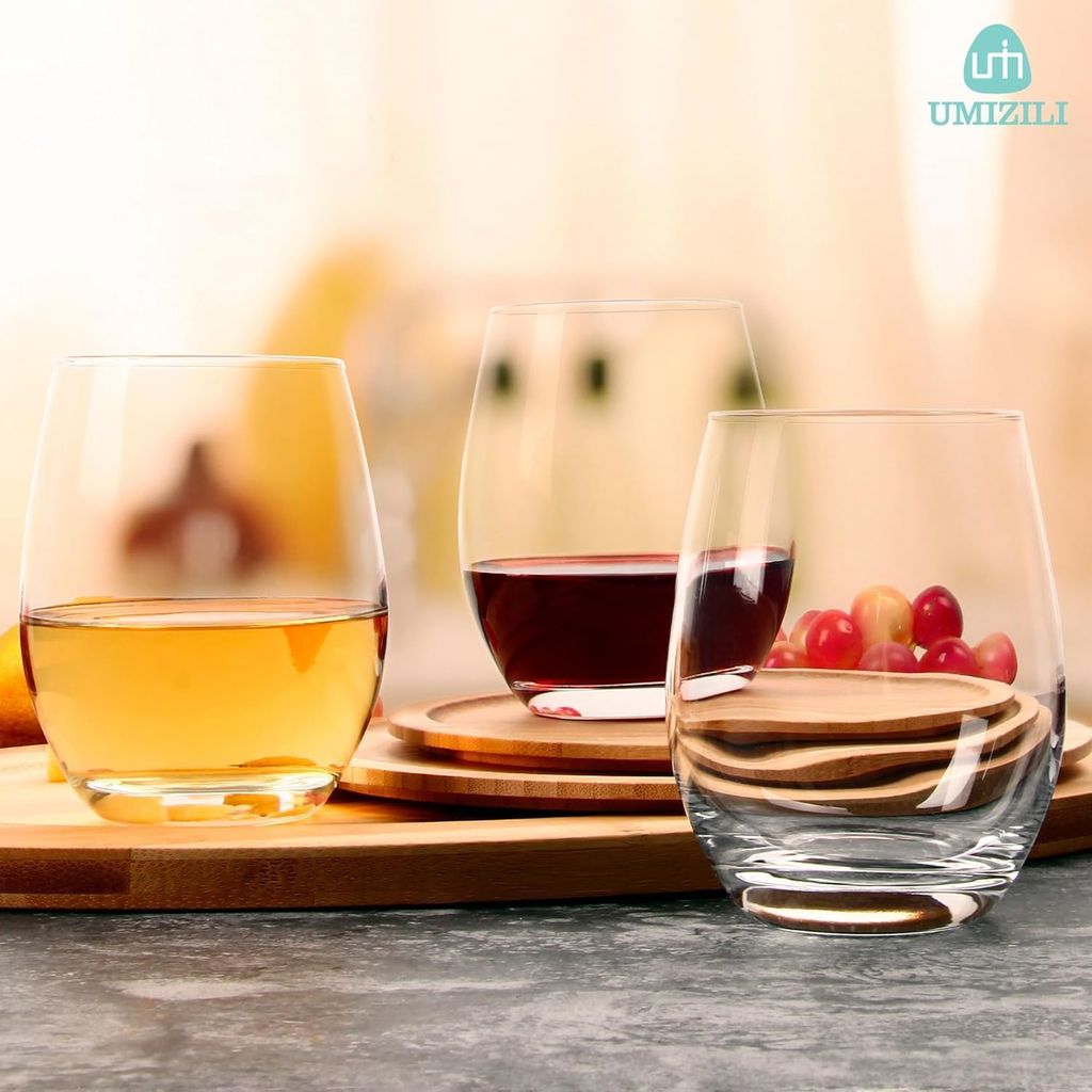 Soft Drinking Glasses |Classic shap Wine Glass |Dessert Cup | Whiskey Tumbler | Perfect for Whisky, Wine, Cocktail, Juice, Water