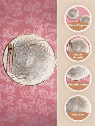 VON CASA Golden Placemat Set Of 2