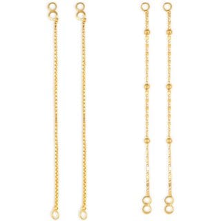 1gram gold Plated Kanchain Ear chain earcuff Ear to Ear Combo for Women & Girls