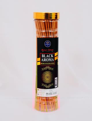 Black Aroma  Incense Sticks 1 Jar