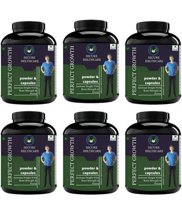 Secure Healthcare Perfect Growth Mango Flavor 0.6 kg Powder Pack of 6