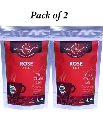 nature Chai Rose Tea Loose Leaf 50 gm Pack of 2