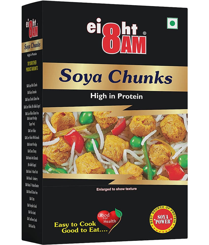 8 AM Soya Chunks (Wadi) 1 kg Pack of 5