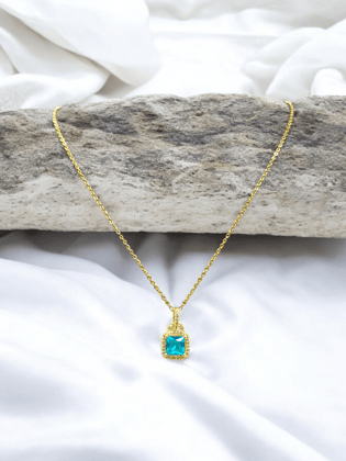 Necklace with a Stunning Blue Stone Necklace with a Stunning Blue Stone