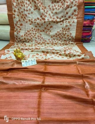 Ghicha print saree