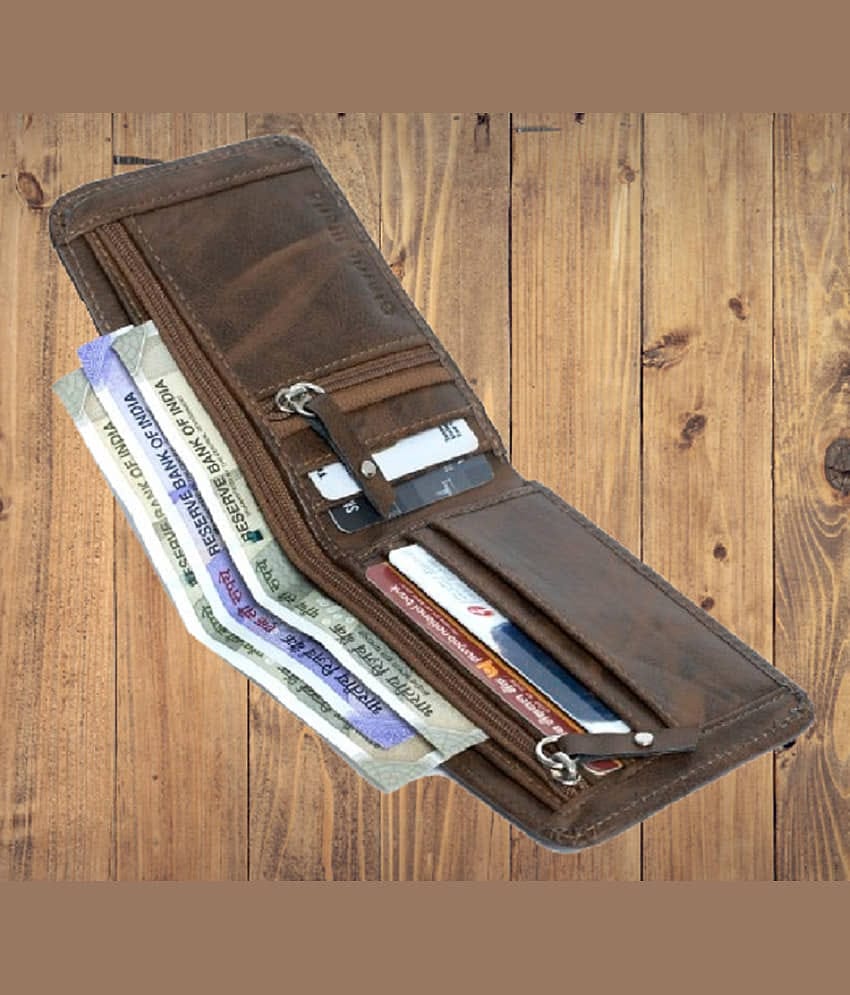 Classic World PU Self Design Men's RFID Wallet With 5 Slots For Card ( Multicolor , Pack of 1 )