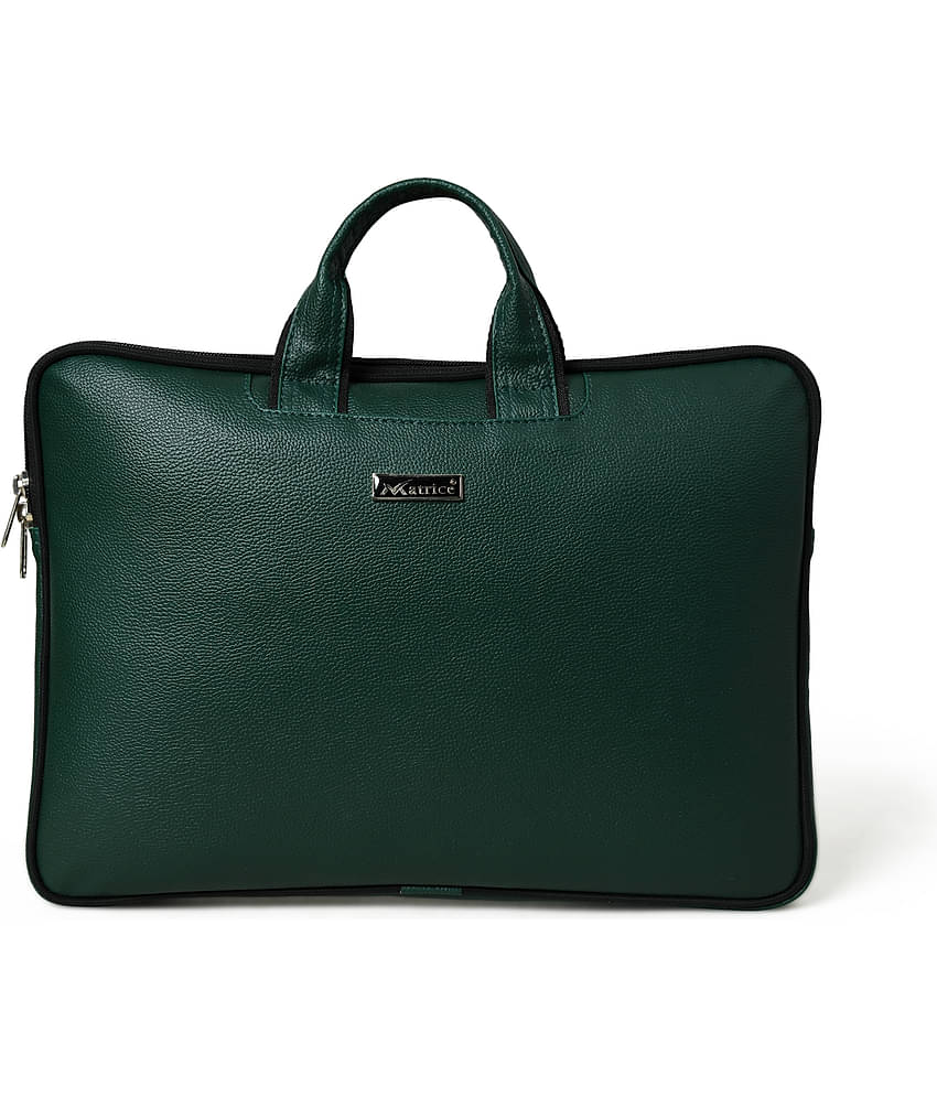 MATRICE Green Laptop Sleeves