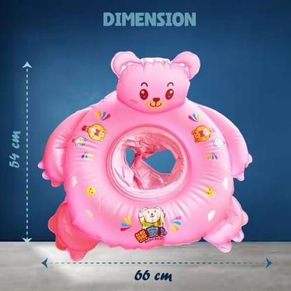 PlayMagic Teddy-Splash Swim Float Tube&nbsp;- Pink