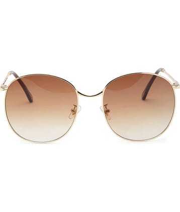 YourSpex - Brown Oval Sunglasses Pack of 1