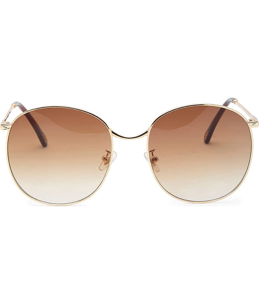 YourSpex - Brown Oval Sunglasses Pack of 1