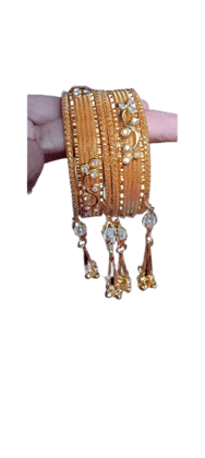 Elegant Gold Bangle Set