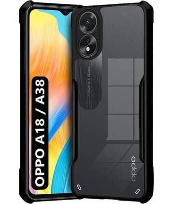 VAKIBO Plain Cases Compatible For Rubber Oppo A38 4G ( Pack of 1 )