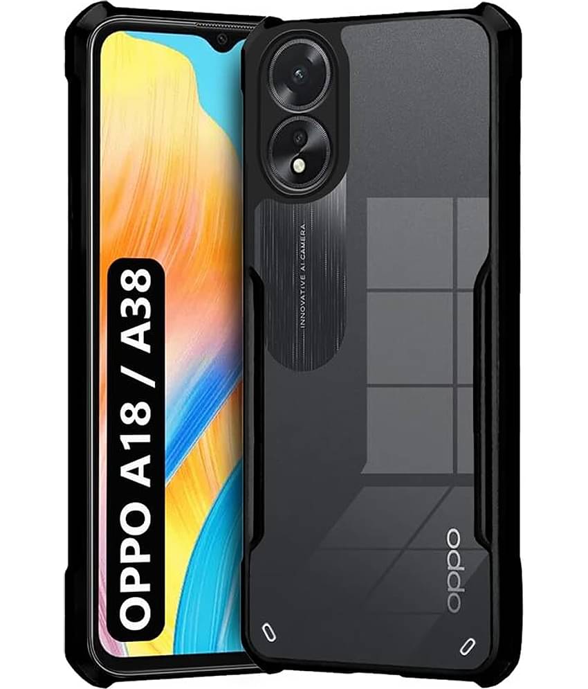 VAKIBO Plain Cases Compatible For Rubber Oppo A38 4G ( Pack of 1 )