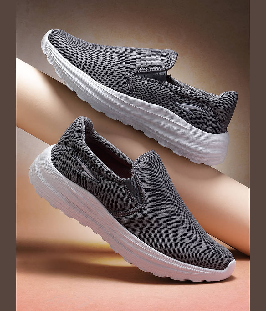 ASIAN SUPERWALK-19 Light Grey Men's Sports Running Shoes