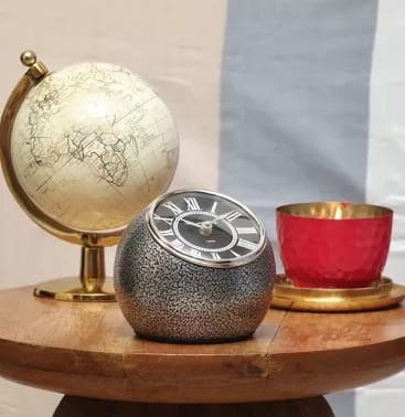 Antique tabletop clock by cocovey homes(13*15*15)