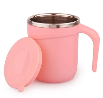 Stainless Steel Coffee Mug 300 Ml Pink