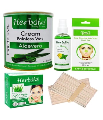 Adbeni Aloevera Facial Wax & Hair Wax With Applicator, Pack of 104, (GC1330) Makeup Kit 980
