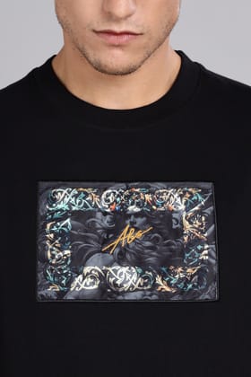 2.0 Antique Frame Absolutor Oversized Black T-shirt-S