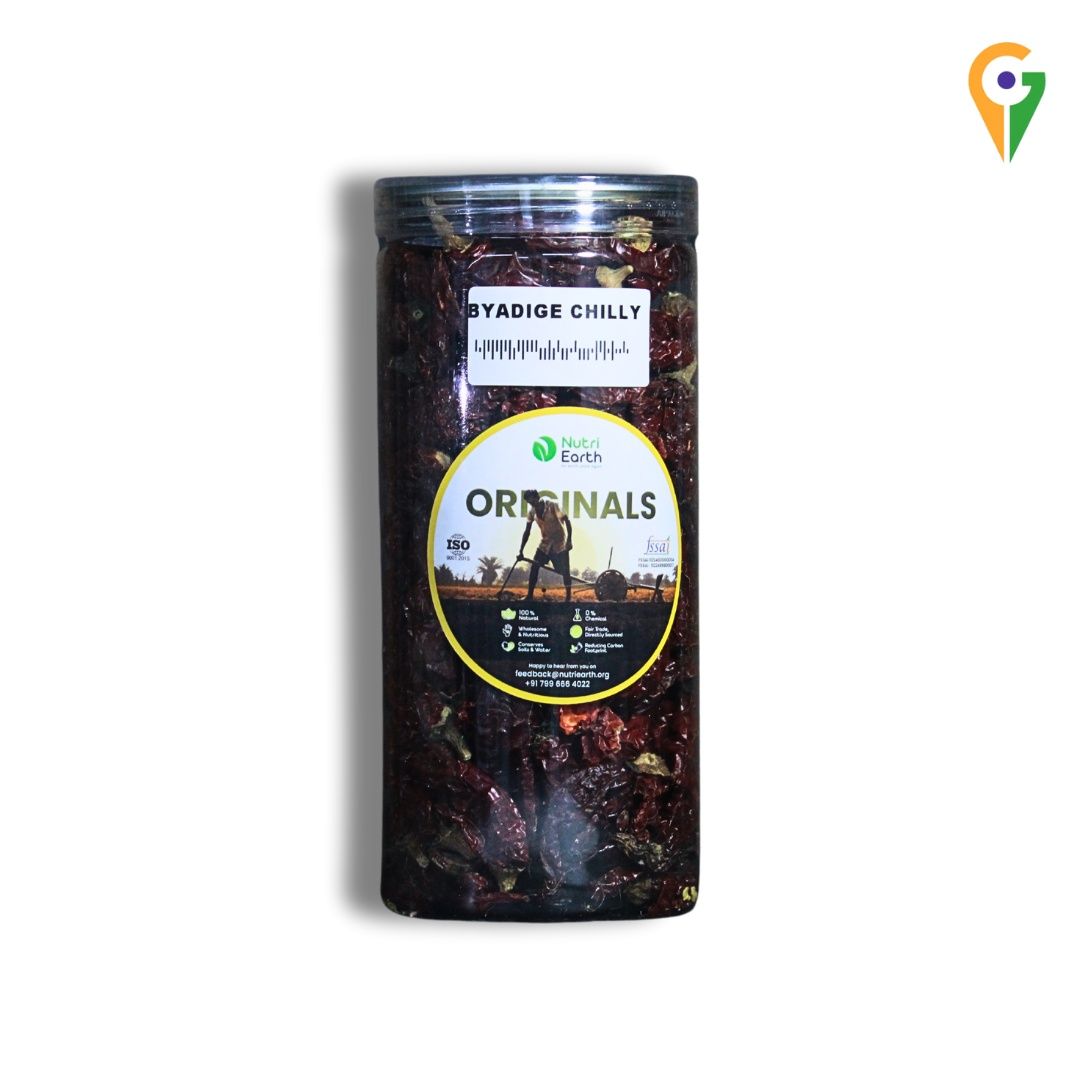 NutriEarth Chilly Whole Byadige 200 gm