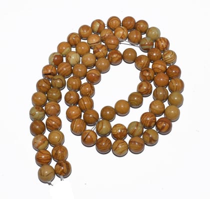 Camel Jasper Gemstone Round Beads 14 Inch String.Per String of Approx 36 Pcs , SEP-730-1 String / 10 MM