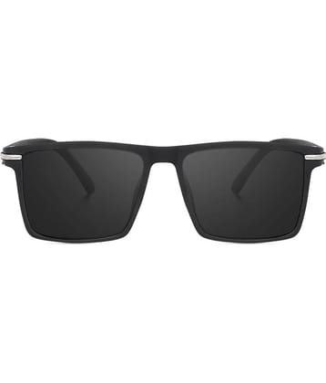 Kanny Devis Black Rectangular Sunglasses ( Pack of 1 )