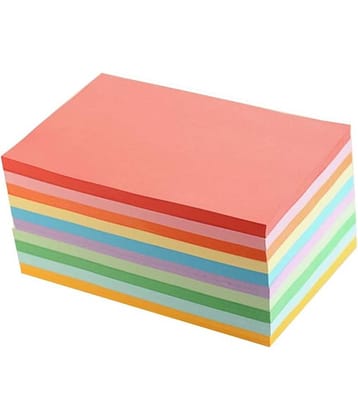 Freedy  A4 50 Coloured Sheets 5 Sheets each color) Copy Printing/Art and Craft Paper Double Sided ColouredOffice Stationery Children's Day Gift, Birthday Gift, Party Favors,christmas decor etc