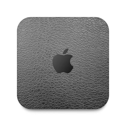 Black Leather Skin For Apple Mac Mini