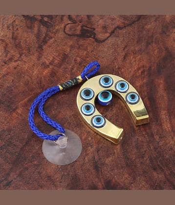 PAYSTORE - Steel Horse Shoe Evil Eye Door Hanging
