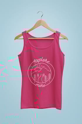 Women's Tank Top: Explore More-S