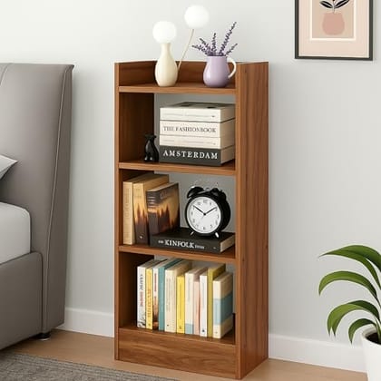 Enigmatic Woodworks Wooden Open Bookshelf Multipurpose for Home Rack Showcase Organizer for Living Room I