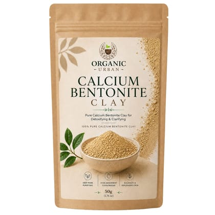 Organic Urban Calcium Bentonite Clay | Clay Face Pack Powder | 100 g