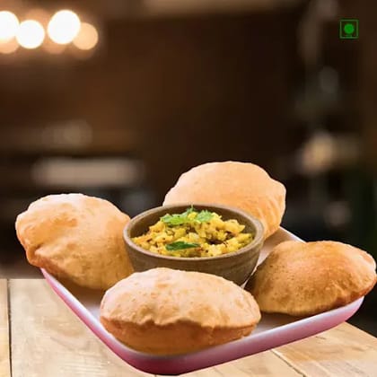 Puri Bhaji [4 Pieces]
