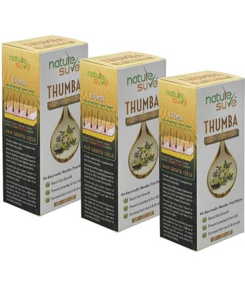 Nature Sure Thumba Wonder Hair Oil for Men and Women - 3 Packs (110ml Each)