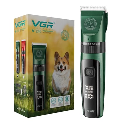VGR V-240 Professional Pet Trimmer VGR V-240 Professional Pet Trimmer - Green