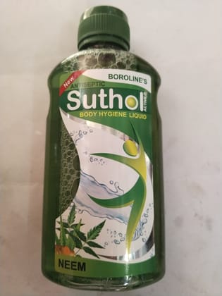 Boroline's Antiseptic Suthol Body hygiene liquid Neem 