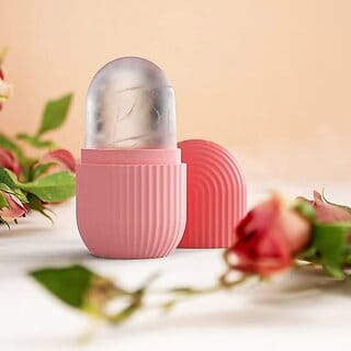 Ice Roller For Face,Beauty Facial Massage Ice Roller,Glow Cube Ice Roller For Face,Skin Care Tools For Eye Wrinkles, Acn