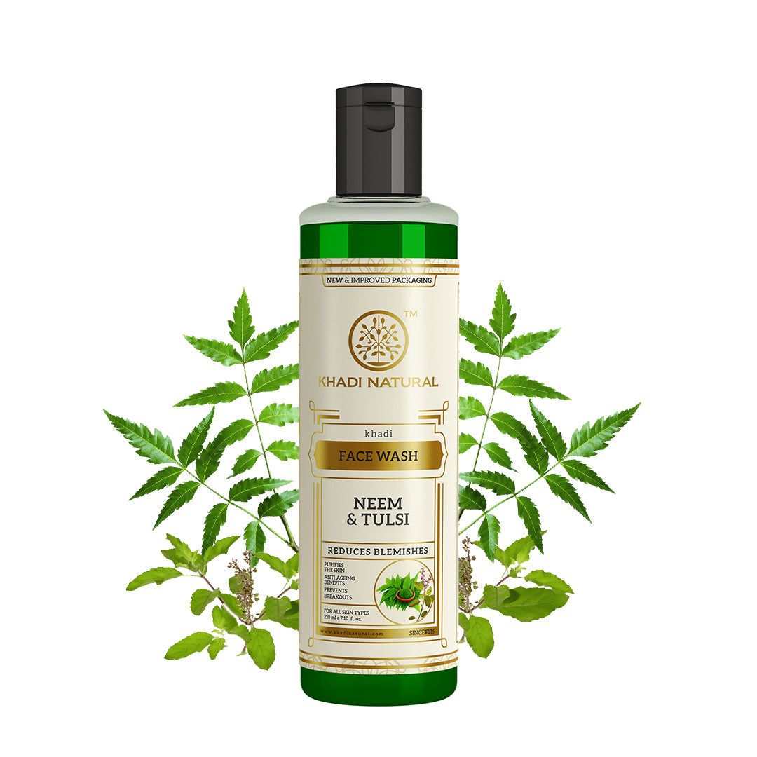 Khadi Natural Neem & Tulsi Face Wash - 210ml