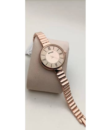 EEWHI Rose Gold Metal Analog Womens Watch